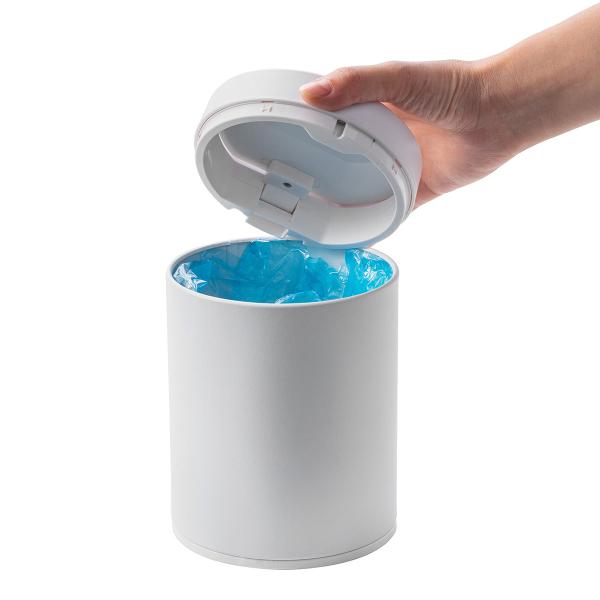 Quality 3L Stainless Steel Desktop Mini Trash Bin With Press Open Support Room Space Selection for sale