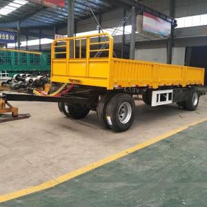 Bogie Suspension Detachable Drawbar Side Wall Semi Trailer
