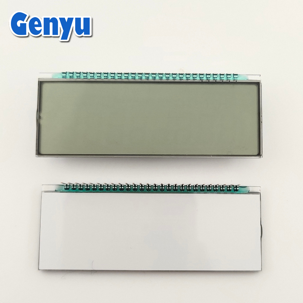 3.3V Operating Voltage Custom LCD Display for Positive Reflective Screen Energy Meter 8 Digit 7 Segment Monochrome LCD