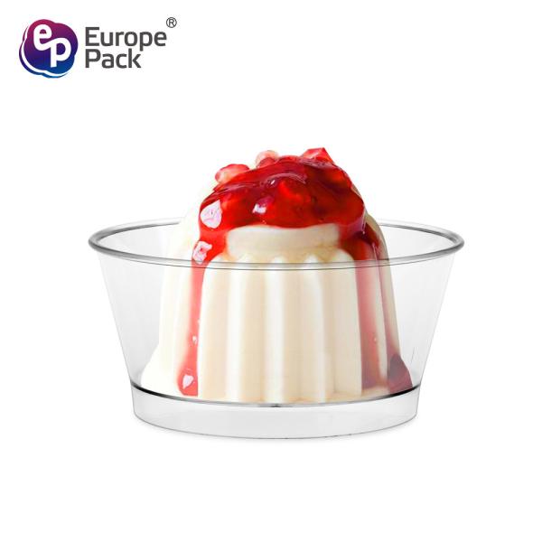 Quality 150ml clear plastic yogurt cups ice cream smoothie sundae cups for sale