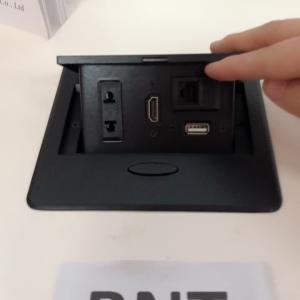 Buy cheap Europe popular pop up open cover conference desktop power socket product