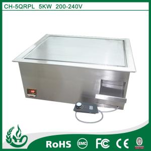 Buy cheap Microcomputer control induction griddle flat plate griddle with 5kw product