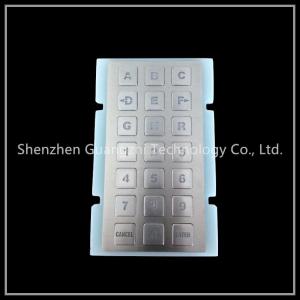 Buy cheap Personalized Metal Numeric Keypad 21 Keys Matrix Type Sus304 Stainless Steel Material product