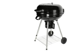 Factory Price Outdoor Apple round Charcoal Enamel Stew outdoor Bbq Cooking Grill