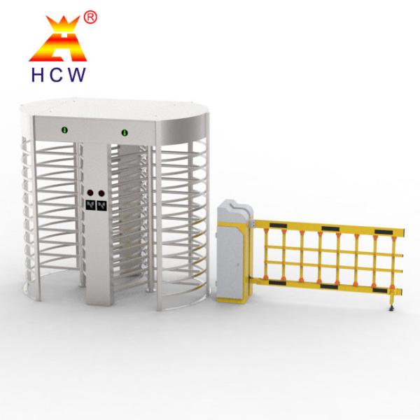 Quality Construction Site Full Height Turnstile Gate Double Channel full automatic for sale