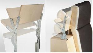 Headrest 90-180 degree stainless steel hardware sofa hinge