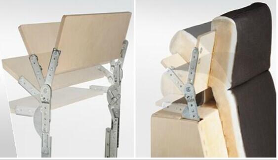 Quality Headrest 90-180 degree stainless steel hardware sofa hinge for sale