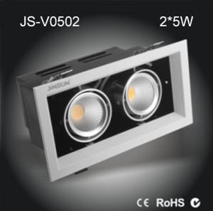 2*5W High power Epistar COB LED venture box light ceiling spot light