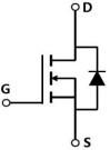Enhancement Mode N Channel Mosfet Power Transistor Low Voltage 100V