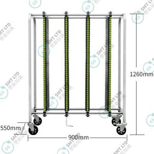 SMT PCB Trolley ESD PCB Storage Cart