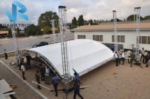 Lighting Tower Aluminum Arch Truss , Children Square / Banquet Party Truss