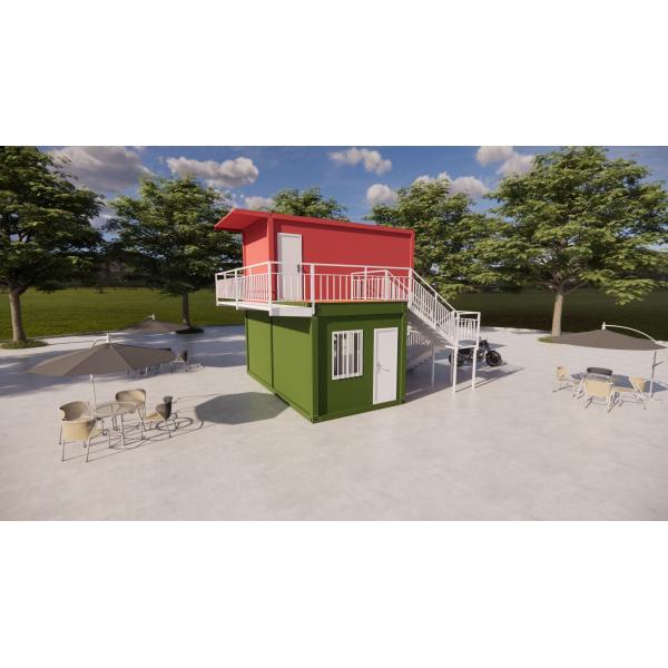 Outdoor Party Prebuilt Container House Foldable Easy Assembly Deployment