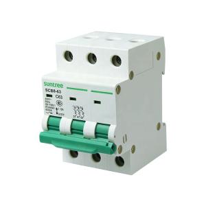 Buy cheap 3 Pole 40A Electrical SCB8-63 MCB Circuit Breakers product