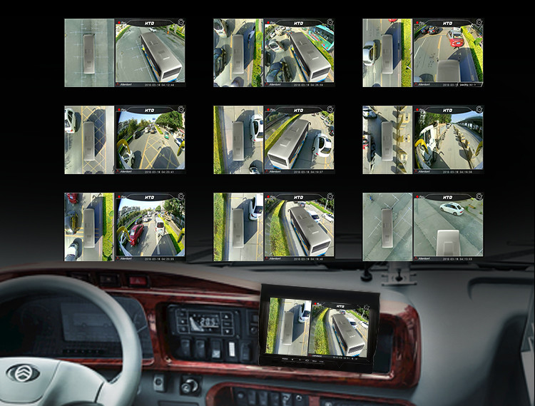 BG-BHT-5000L 170deg Bird View Car Camera VGA Interface Reverse Cam Kit