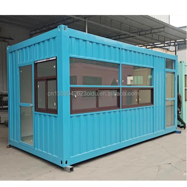 Convenience Store Kiosk Booth in Flat Pack Container for Fast-food Restaurant and Coffee Shop Log Design