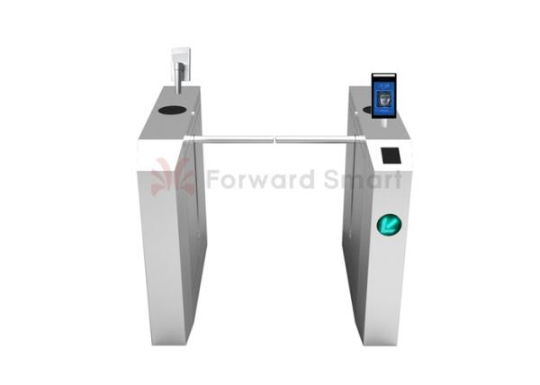 Quality RS485 Single Drop Arm Face Recognition Turnstile for sale