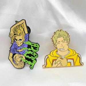 China Custom Logo Enamel Pins Soft meta Badge Company Label Pin high quality Soft Enamel Pin on sale