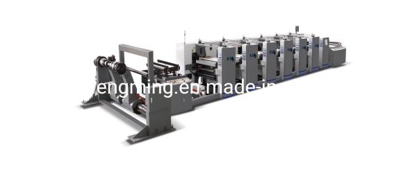 Automatic Grade Automatic Flexo Plastic BOPP Printing Varnishing Machine for