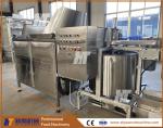 SUS304 Peanut Frying Machine Automatic Batch Frying Machine De Oiling Machine