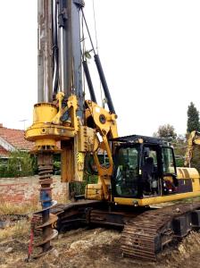 Mini Tysim Pile Rotary Drilling Rig 36t KR125C Hydraulic Piling Machine Diameter 1300mm Depth 43m Torque 125kN.m