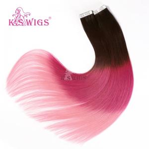 Buy cheap Wholesale Perfect Quality 100% 3Tones remy Ombre color European thick Tape on Human hair extensions product