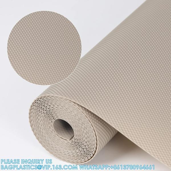 Kitchen Shelf Liner Drawer Liners, Non-Adhesive Refrigerator Liners Waterproof Fridge Mats With Strong Durable