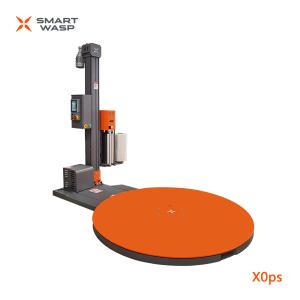 China Newest 300% Pre Stretch CE Automatic Pallet Stretch Wrapping Machine on sale