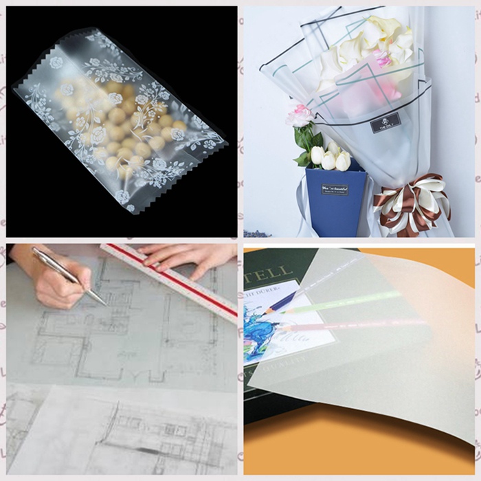 73g Natural White Tracing Engineer Drawing Paper Roll For CAD Drawing