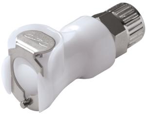 Acetal Fluid Coupling Quick Connector PLC In Line Hose Barb