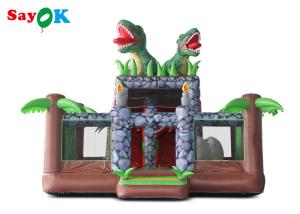 China Kids Inflatable Bounce Amusement Park Dinosaur Theme Bouncy Castle on sale