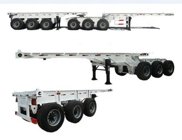 Quality Steel 20FT 40FT Container Long Lifetime Chassis Skeleton Semi Trailer with Container Lock for sale