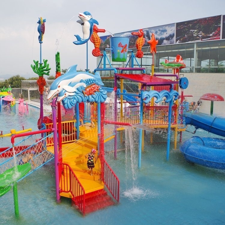 Hot Sale Fiberglass Water House Slide for Swimming Pool Park