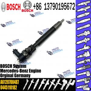 Buy cheap New Bosch Fuel Injector 0445110106 0445110070 0445110097 0445110182 0986435039 A6120700487 for Mercedes Benz product