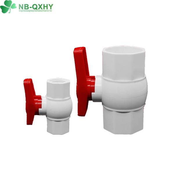 PVC Ball Valve High Pressure Octagonal with  Seat Seal