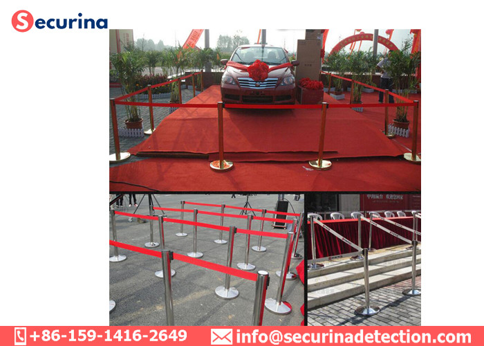 Events Security Passengers Isolation Retractable Belt Barricade In Traffic Barrier