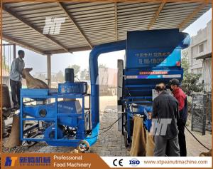 China Carbon Steel Peanut Shelling Machine Electric Groundnut Shell Removing Machine on sale