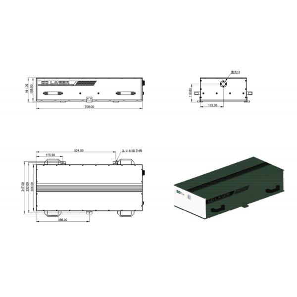 20uj UV Picosecond Pulse Laser 20W Fiber Laser Marker