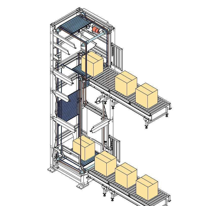 Carton Vertical Reciprocating Conveyors