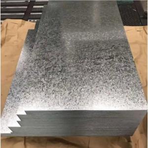 SPCC Z80 Hot Dipped Silve Color Galvanized Steel Sheets Roofing Sheets Customized Size
