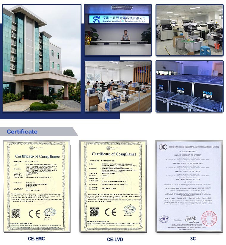 P3.91 Programmable LED Video Wall Display With 140 Degree View Angle Noiseless