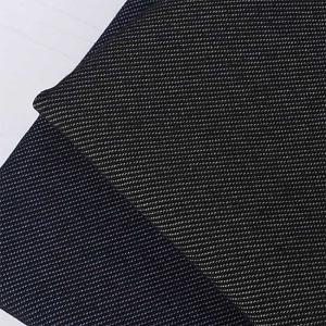 China Functional Recycled Polyester Fabric Slub Twill Washed Denim 20S 280gsm 165cm on sale