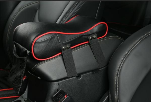 Quality PU Leather Organizer Memory foam  Car Armrest Cushion for sale