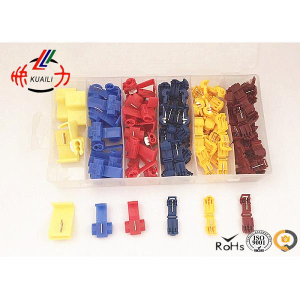 95pcs scotch connectors Terminal Assortment Kit box yellow blue red quick splice Connector