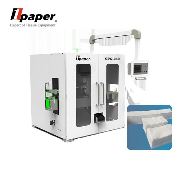 Quality Paper Towel Roll Toilet Tissue Cutting Machine with Maximum Packing Size 110W*150H mm for sale