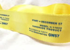 China Eco - Friendly Narrow Nylon Elastic Woven Tape Woven Name Tapes 30D / 50D / 100D Yarn on sale
