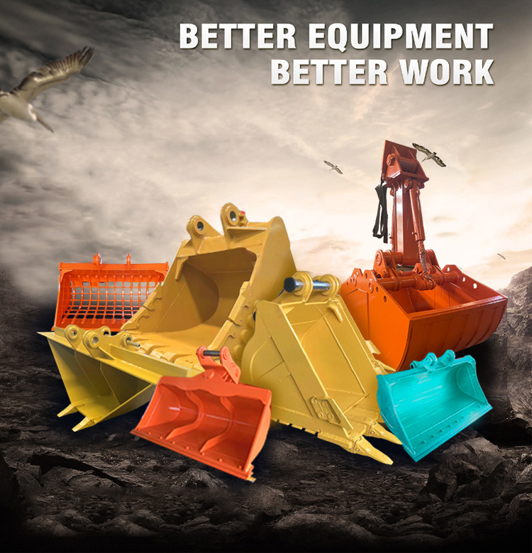 30-40 Ton Excavator Orange Peel Grapple , Manual Rock Grab For Excavator
