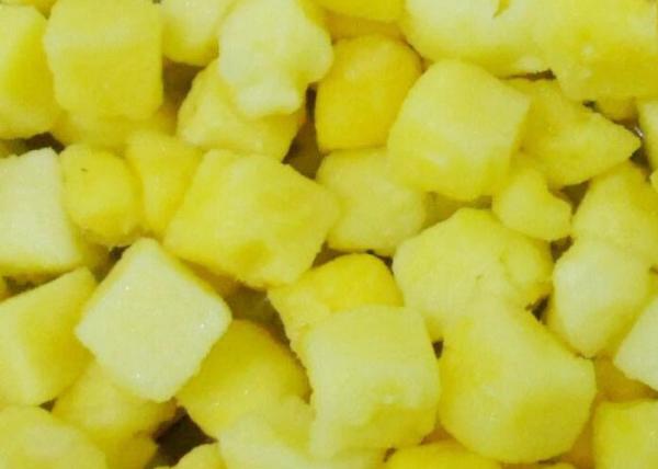 Quality Hahal Open Air Grade A IQF Frozen Pineapple Cubes for sale