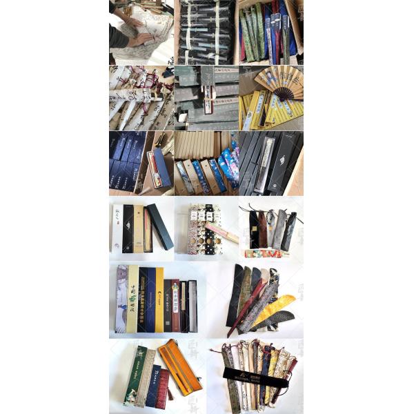 Gift Portable Plastic Custom Hand Fan Printed Folding Bamboo Paper Hand Fan