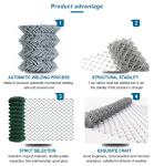 Customizable Galvanized Diamond Wire Netting Chain Link Fence and Customizable