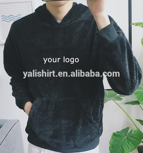 Quality Casual Wear Soft Mens Sherpa Jacket Boys Fleece Lined Hoodie Moisture Wicking for sale